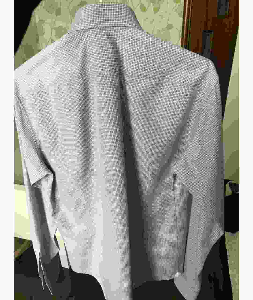 LOUIS VUITTON PRE-OWNED Голубая хлопко-шелковая кэжуал рубашка, фото 2