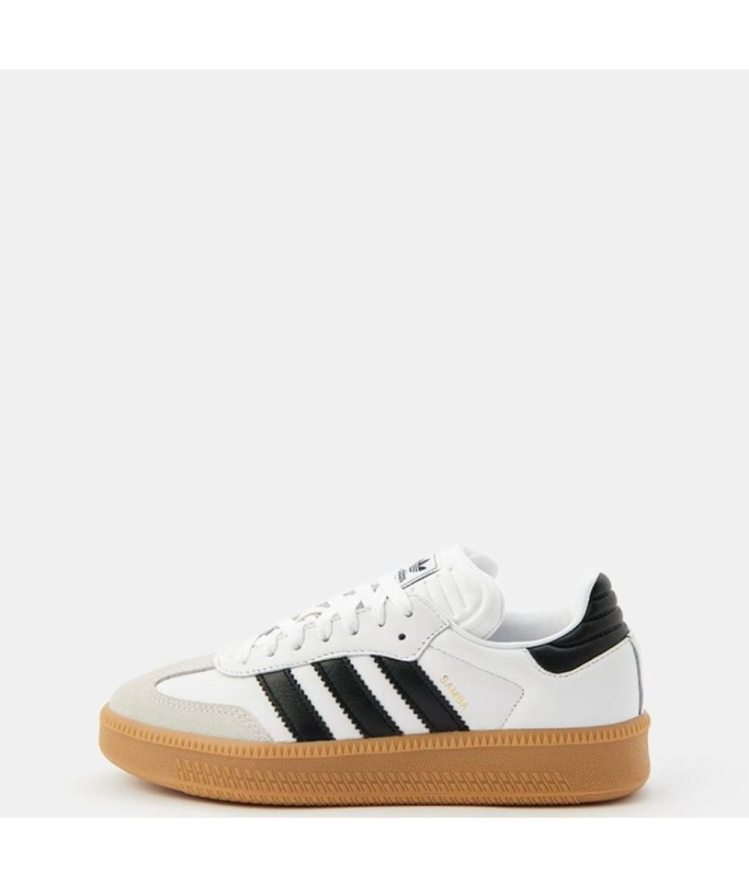 ADIDAS Белые кожаные низкие кроссовки / кеды, фото 2