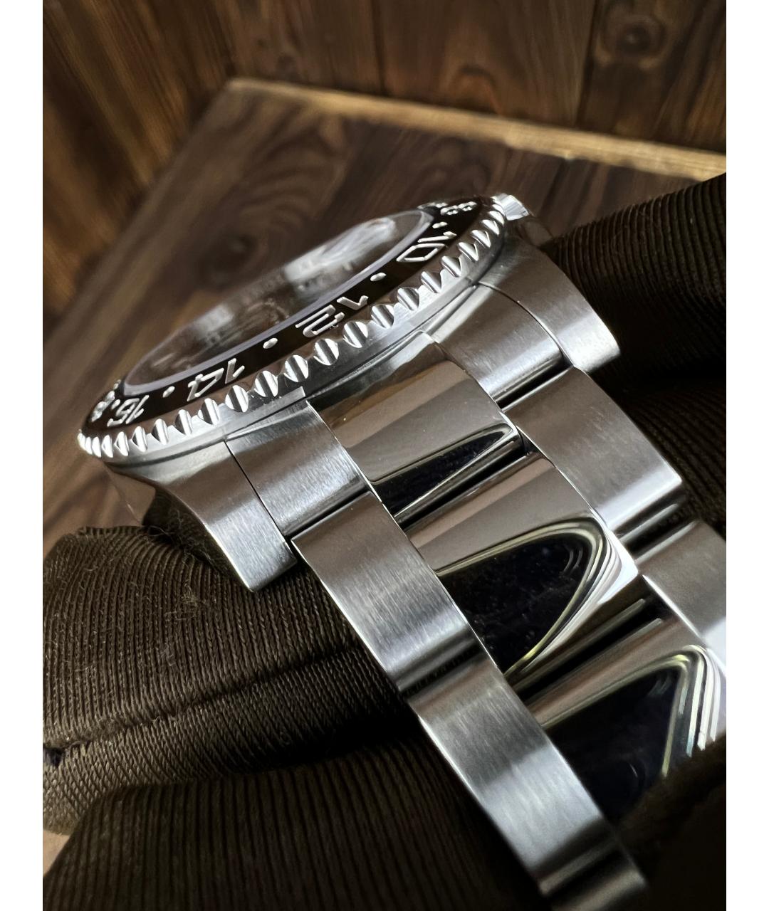 ROLEX Черные часы, фото 6