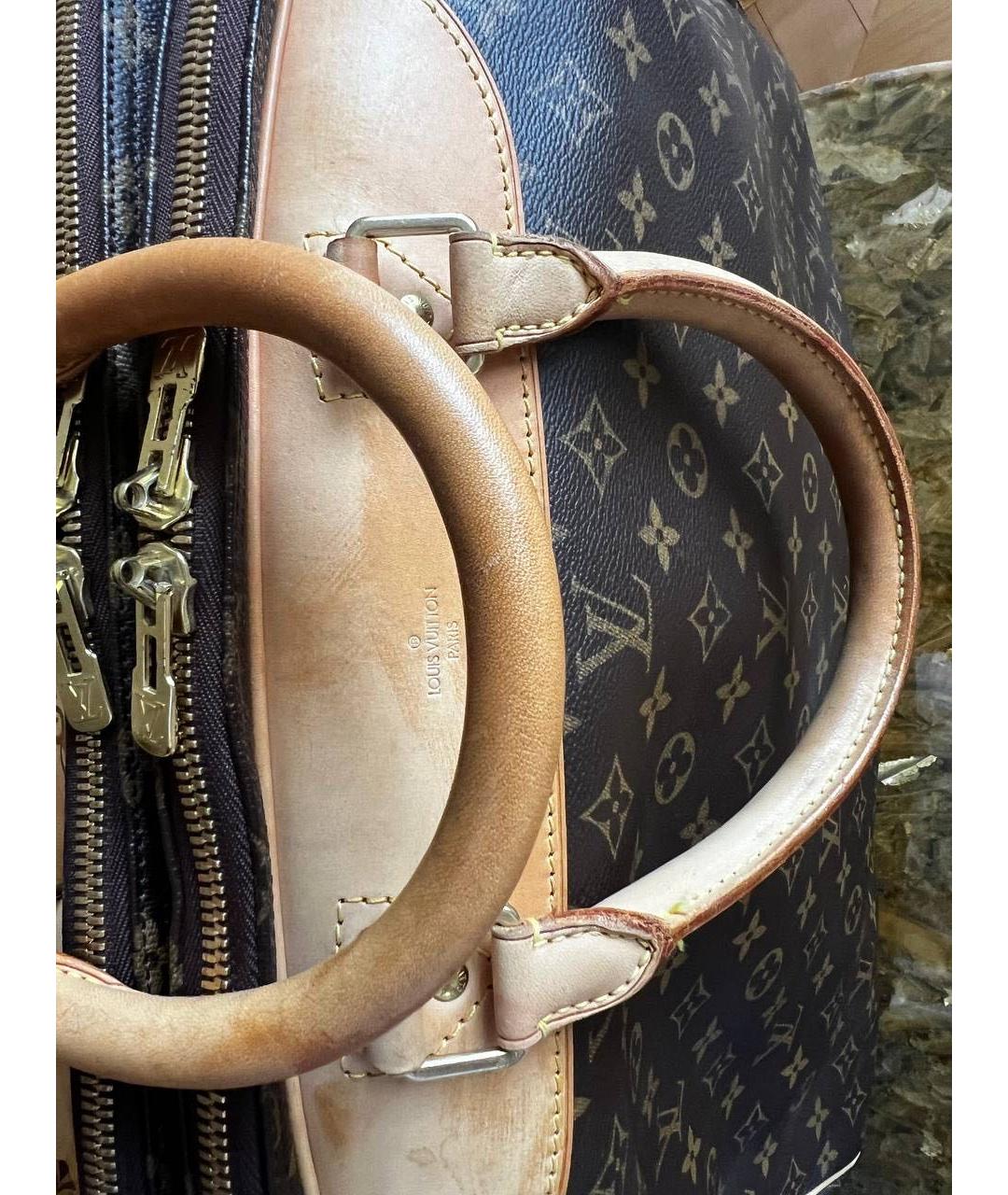 LOUIS VUITTON Коричневая дорожная/спортивная сумка, фото 6