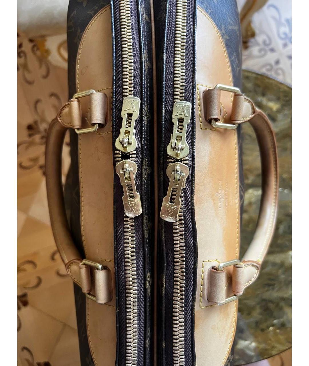 LOUIS VUITTON Коричневая дорожная/спортивная сумка, фото 5
