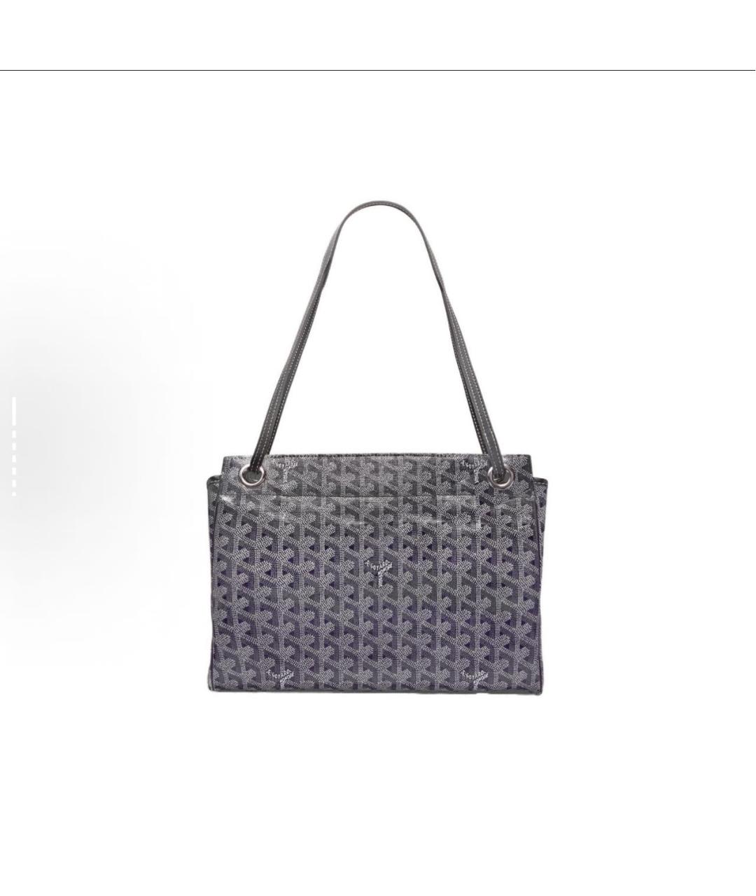 GOYARD Серая сумка с короткими ручками, фото 3