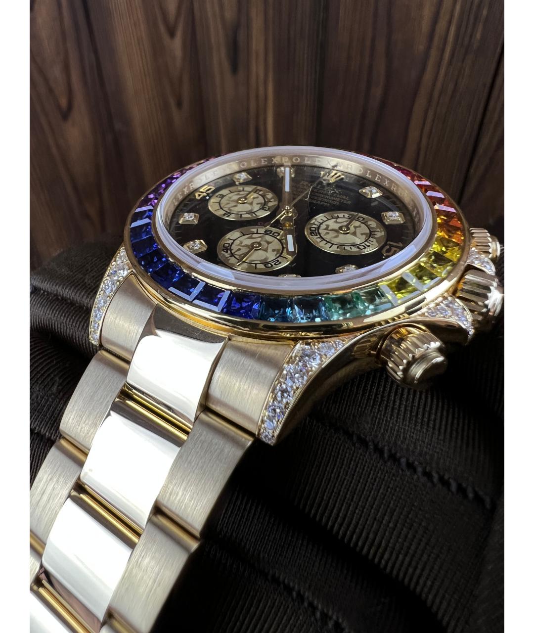ROLEX Желтые часы из желтого золота, фото 6