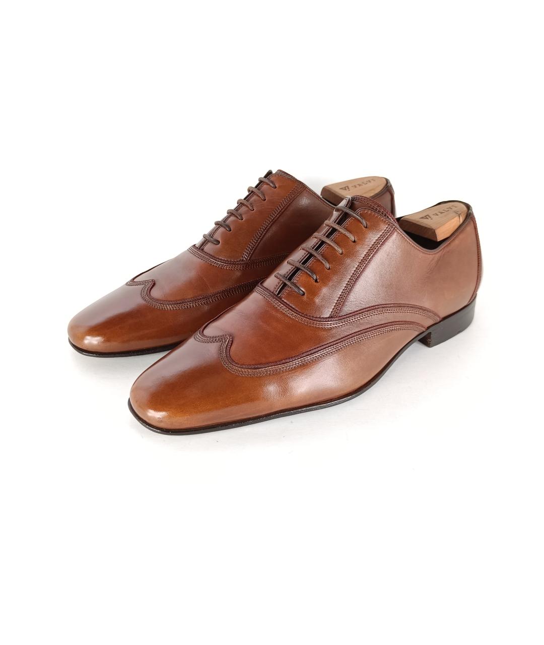 BALLY Коричневые кожаные туфли, фото 7