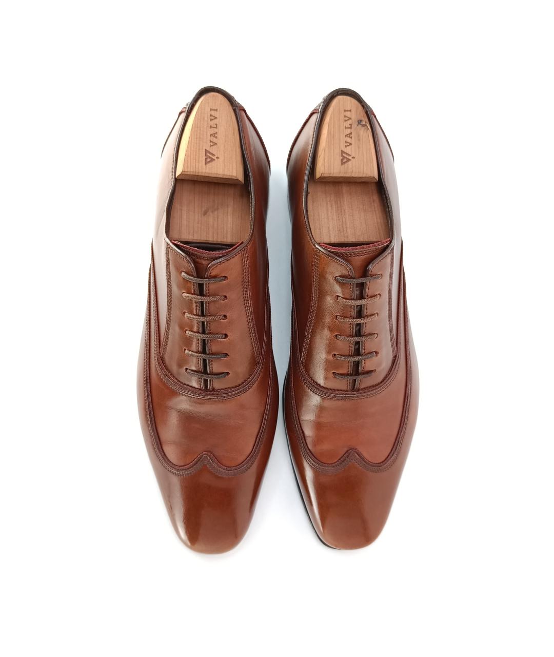 BALLY Коричневые кожаные туфли, фото 4