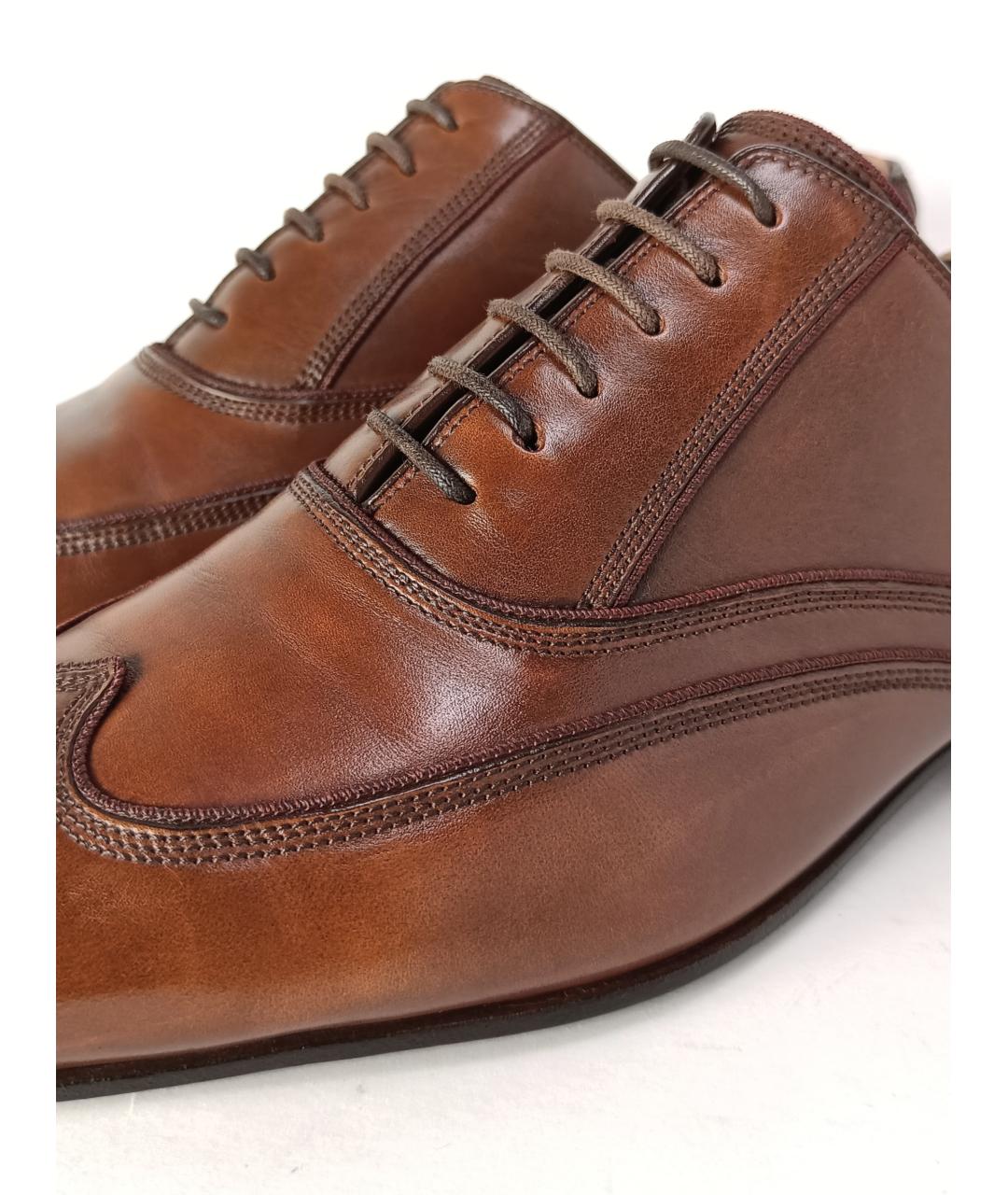 BALLY Коричневые кожаные туфли, фото 9
