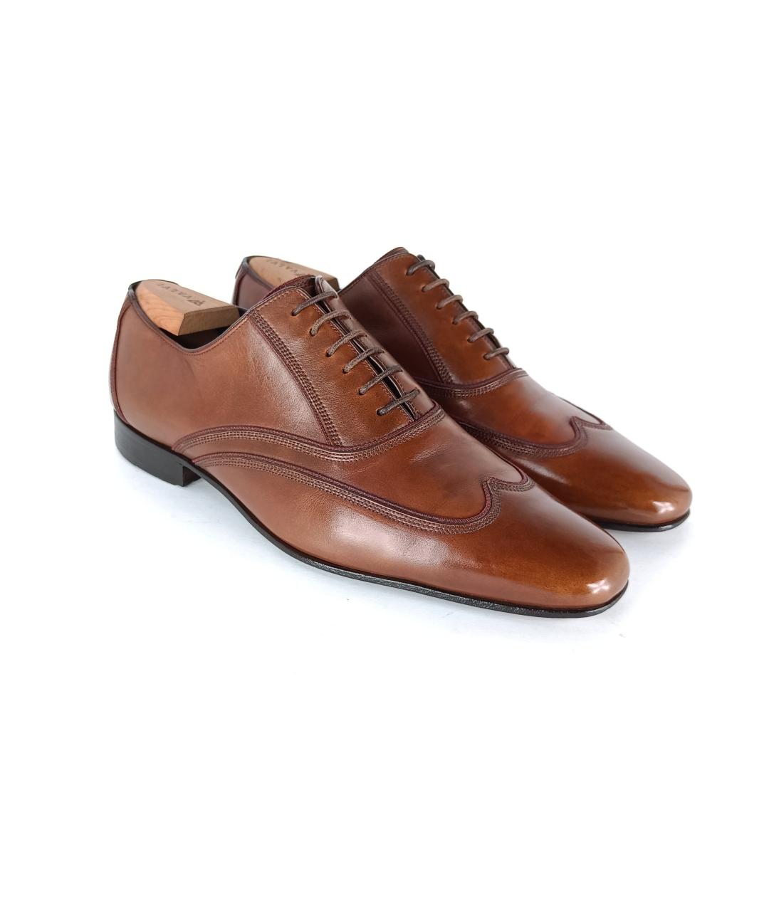 BALLY Коричневые кожаные туфли, фото 5