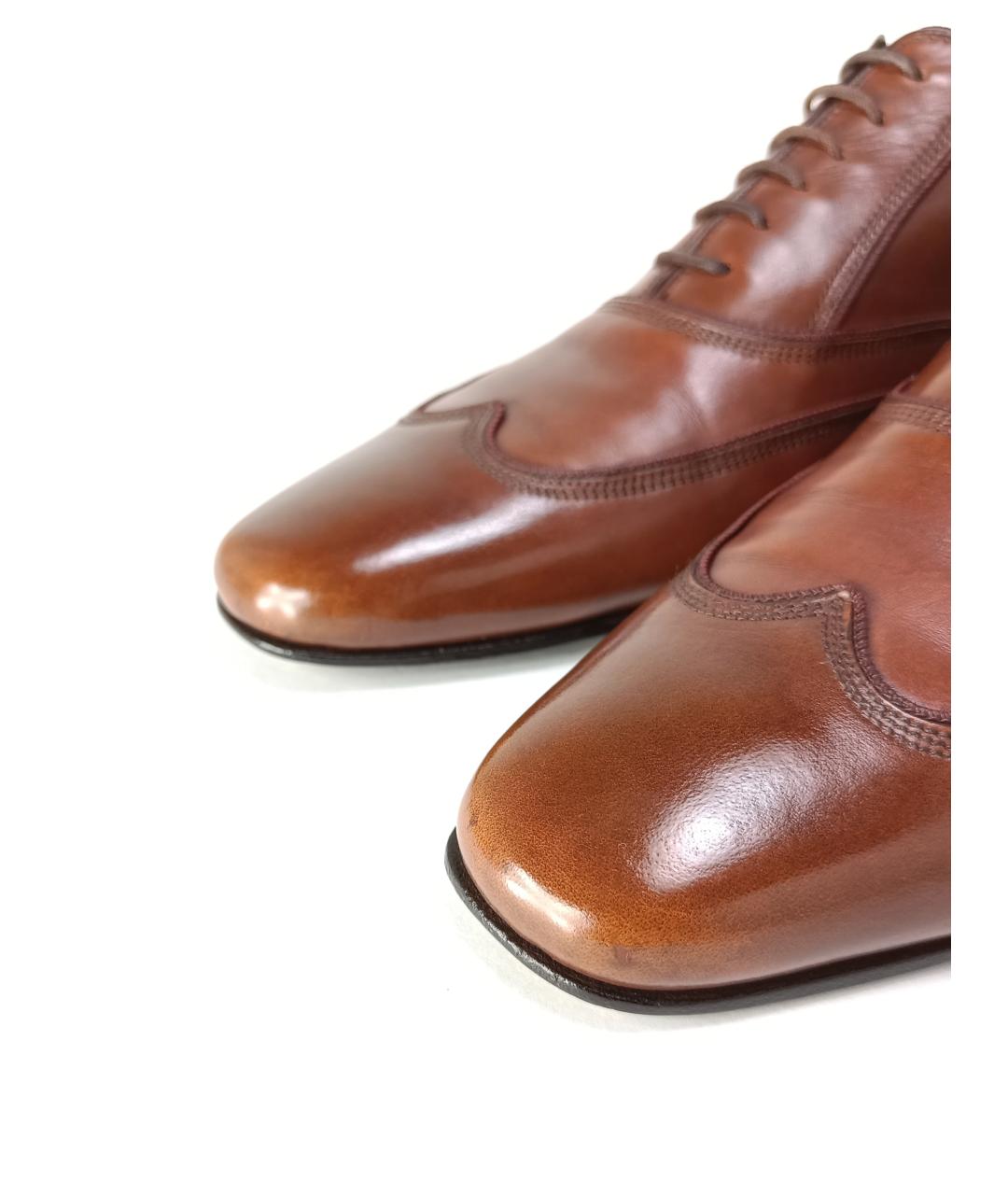 BALLY Коричневые кожаные туфли, фото 8