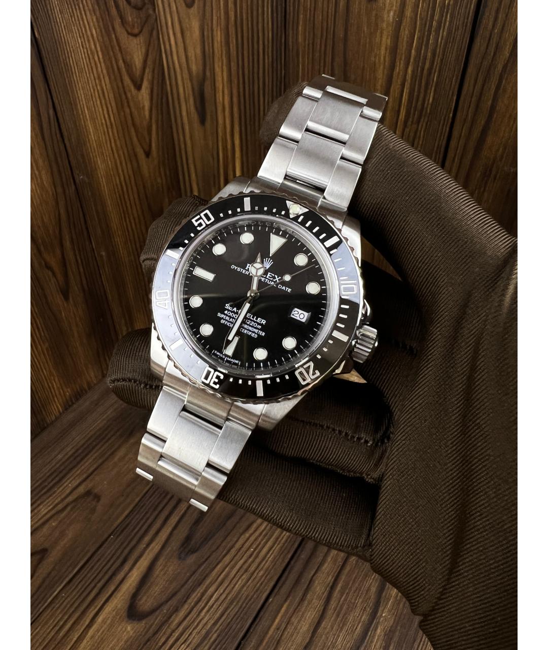 ROLEX Черные часы, фото 2