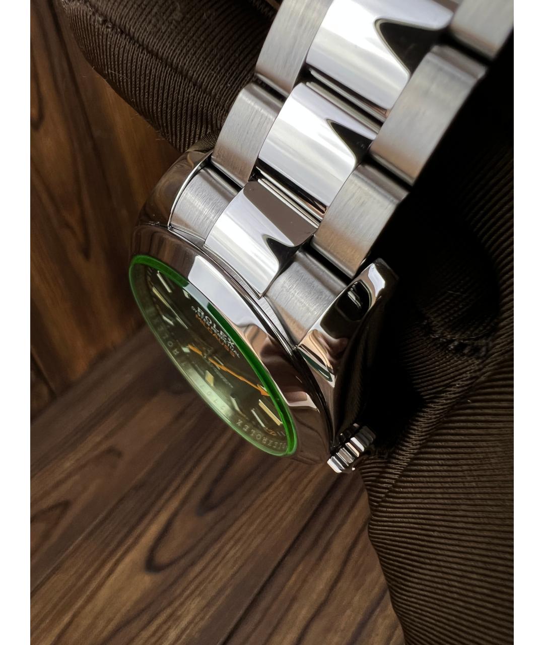 ROLEX Черные часы, фото 7