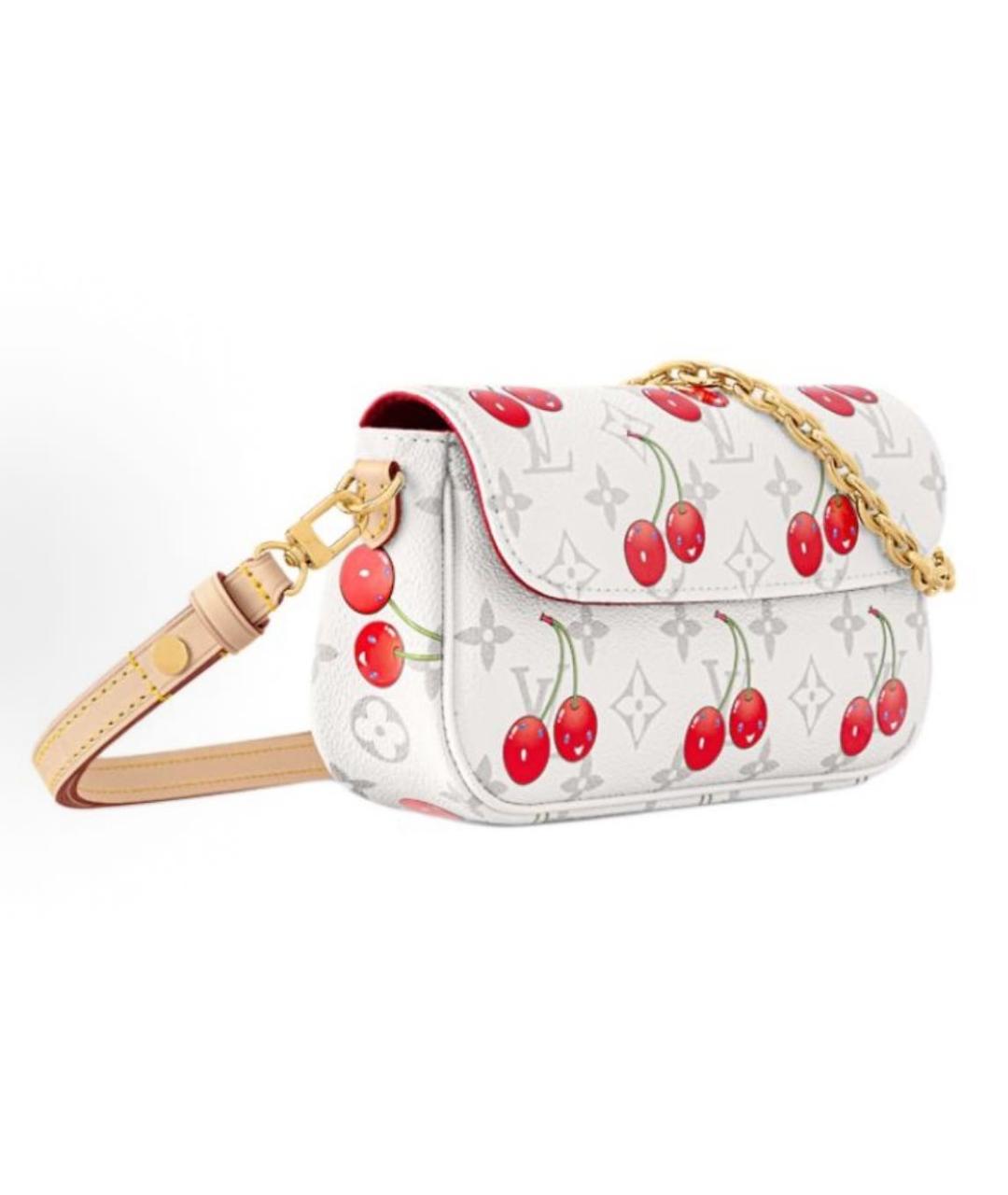 LOUIS VUITTON Белая сумка через плечо, фото 3