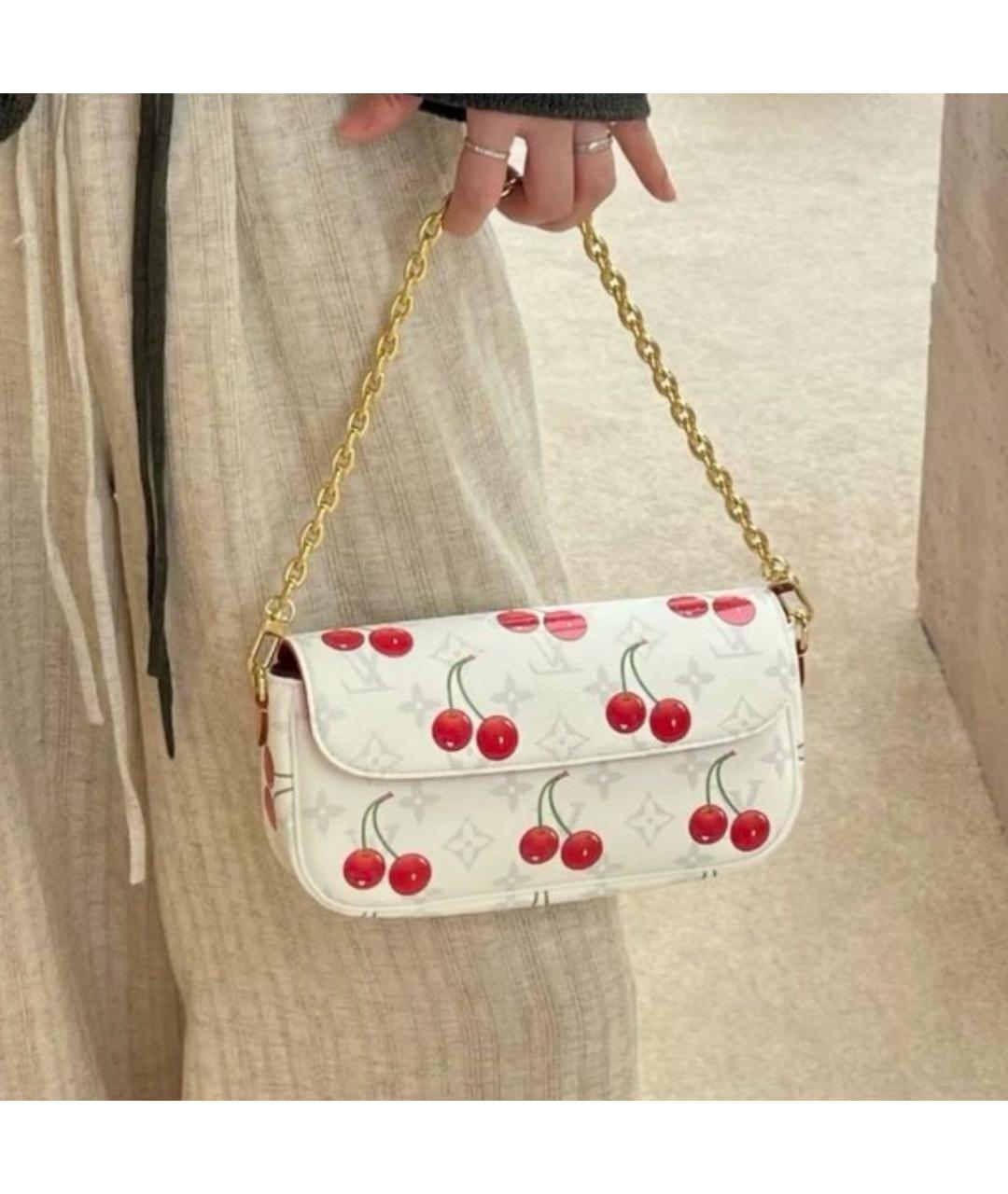 LOUIS VUITTON Белая сумка через плечо, фото 7