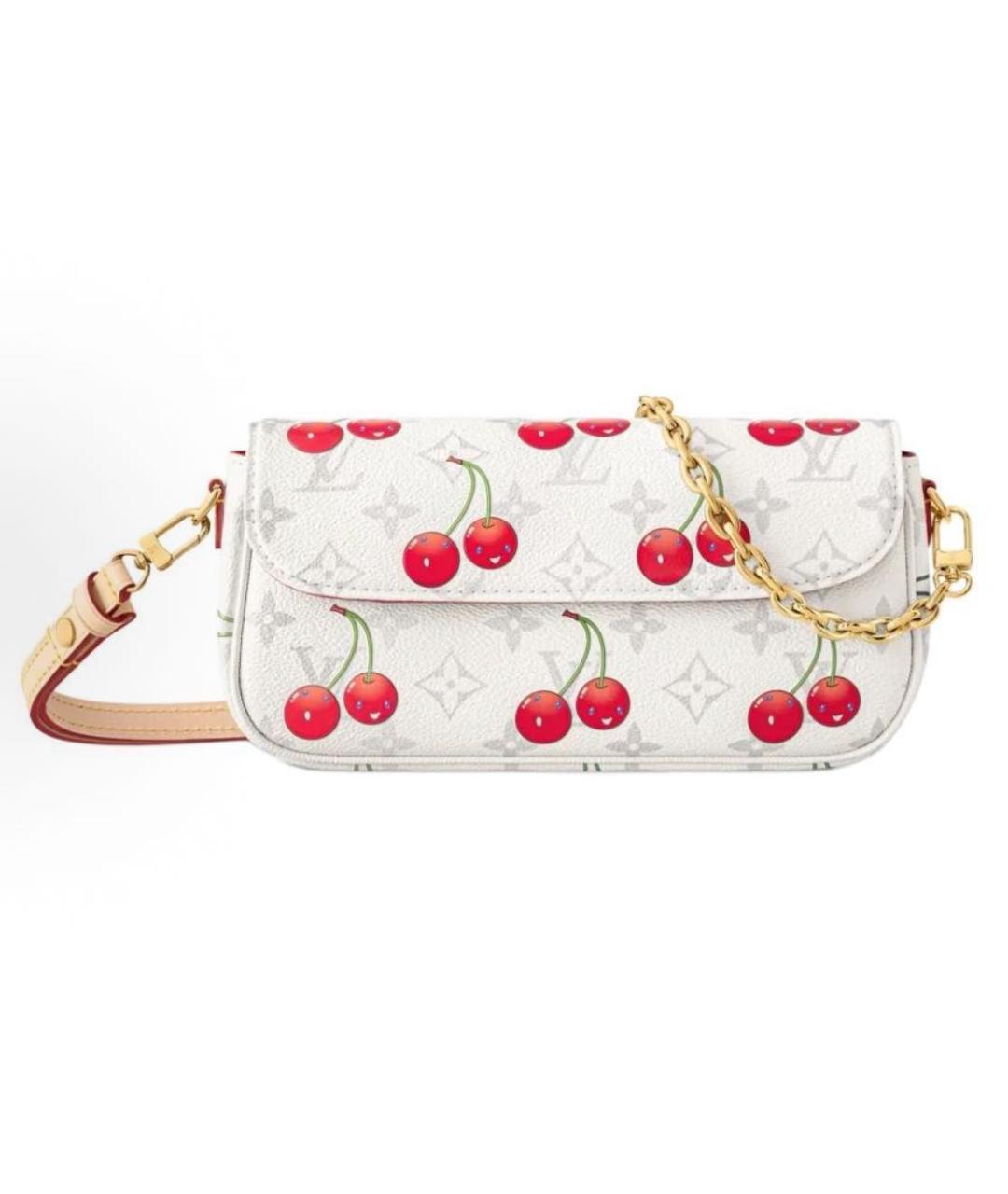 LOUIS VUITTON Белая сумка через плечо, фото 8
