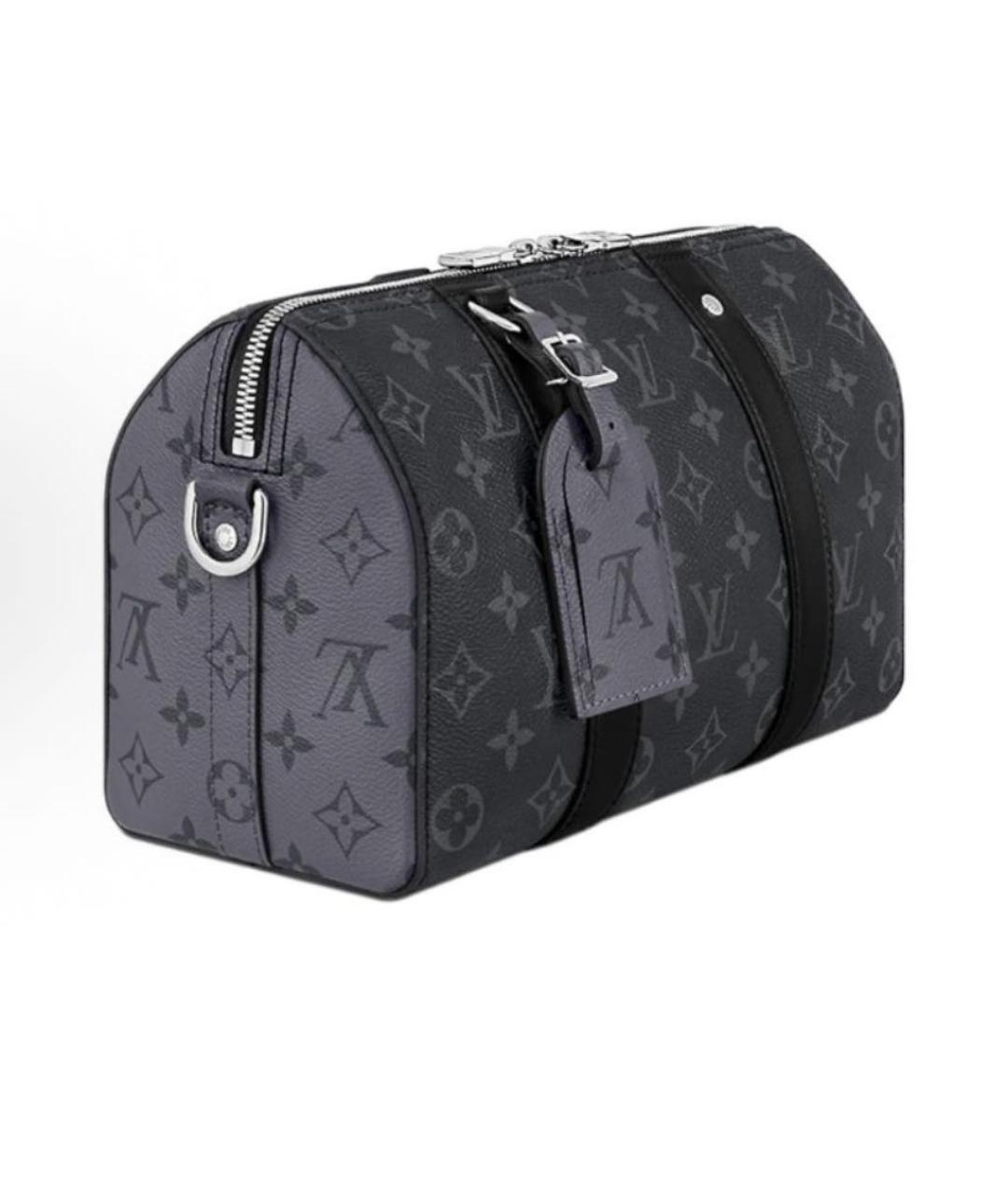 LOUIS VUITTON Антрацитовая сумка на плечо, фото 2