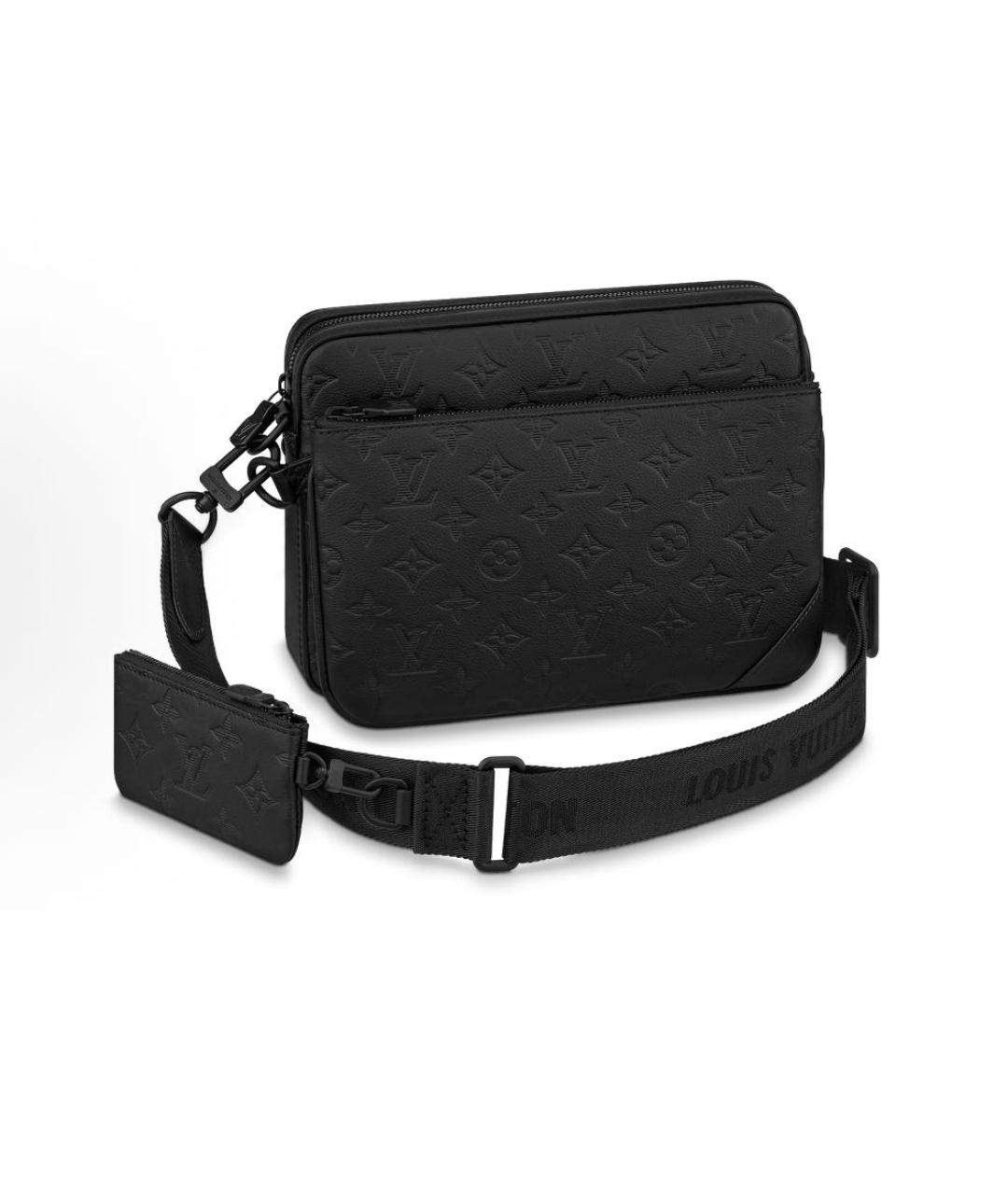 LOUIS VUITTON Черная сумка на плечо, фото 6