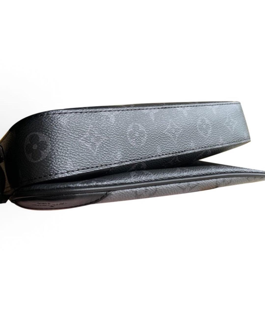 LOUIS VUITTON Антрацитовая сумка на плечо, фото 4