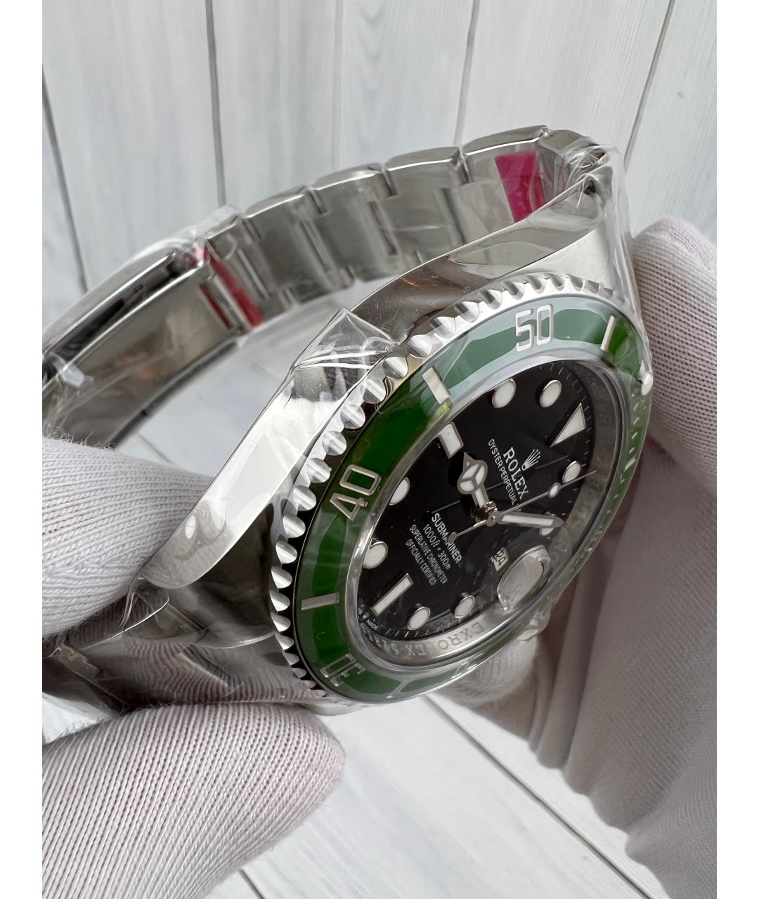 ROLEX Зеленые часы, фото 5