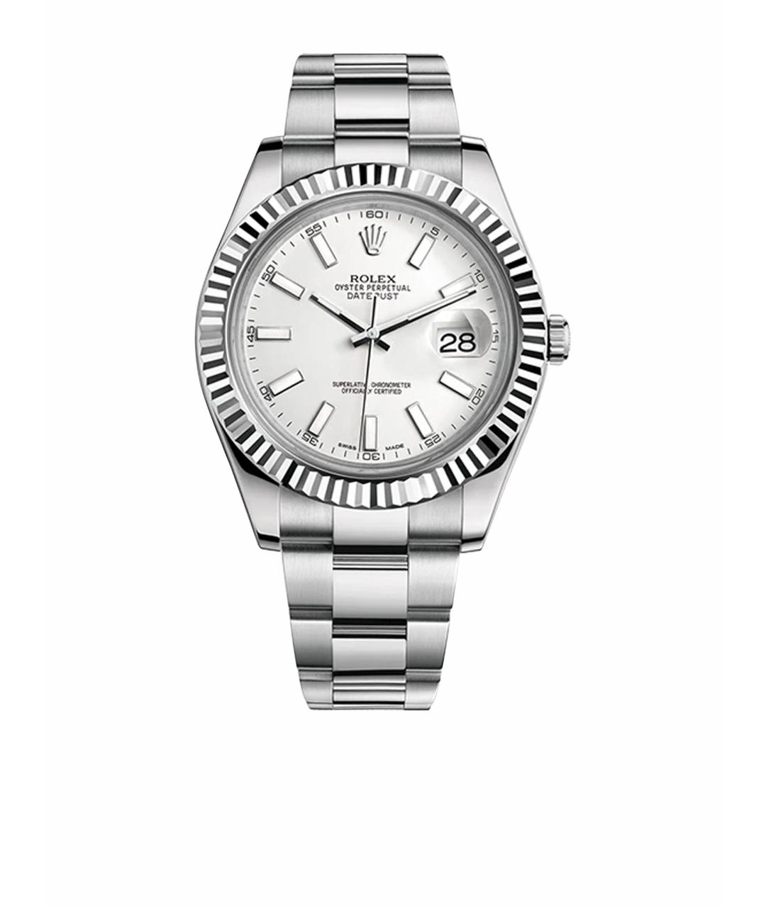 ROLEX Белые часы, фото 1