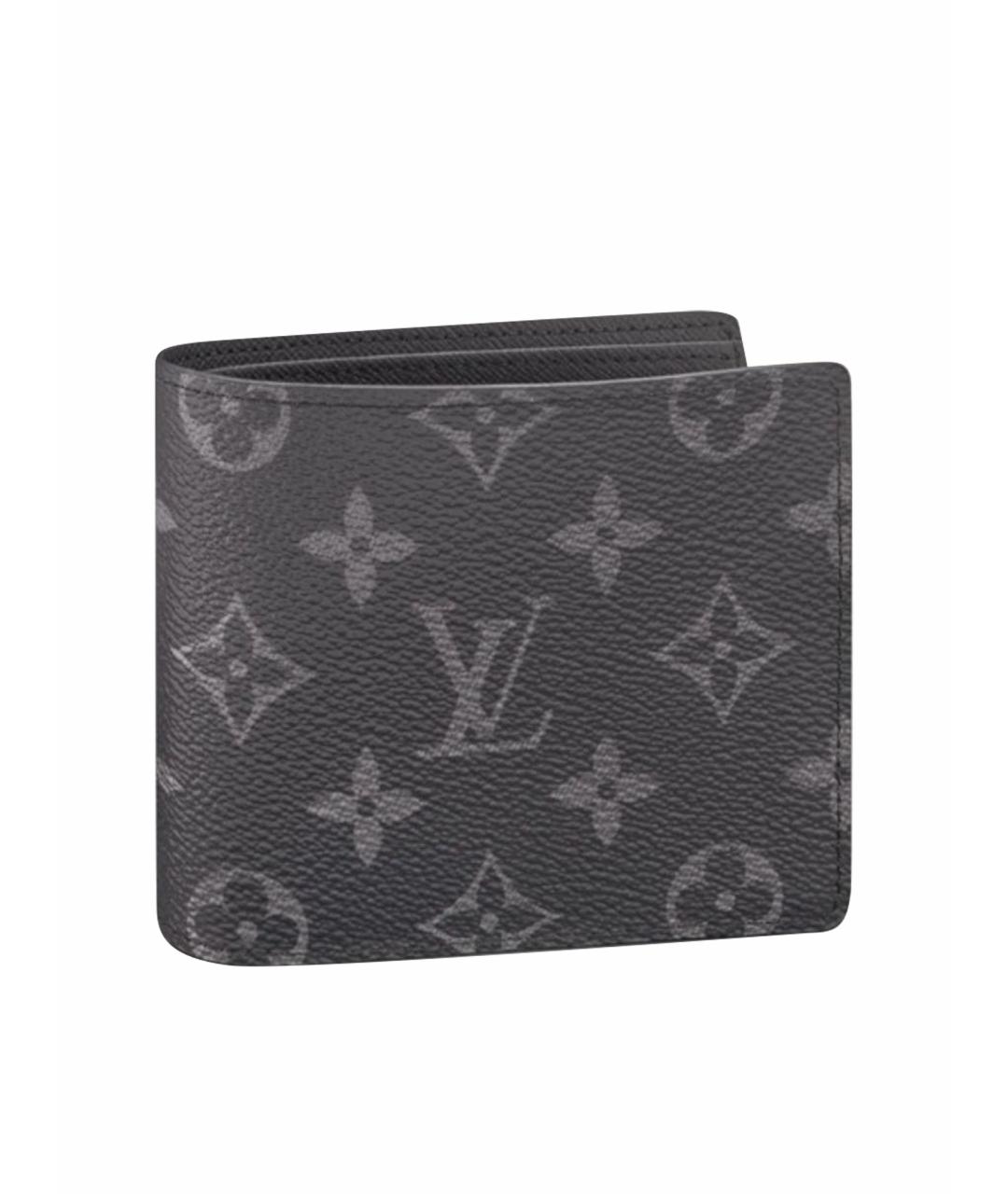 LOUIS VUITTON Антрацитовый кошелек, фото 1