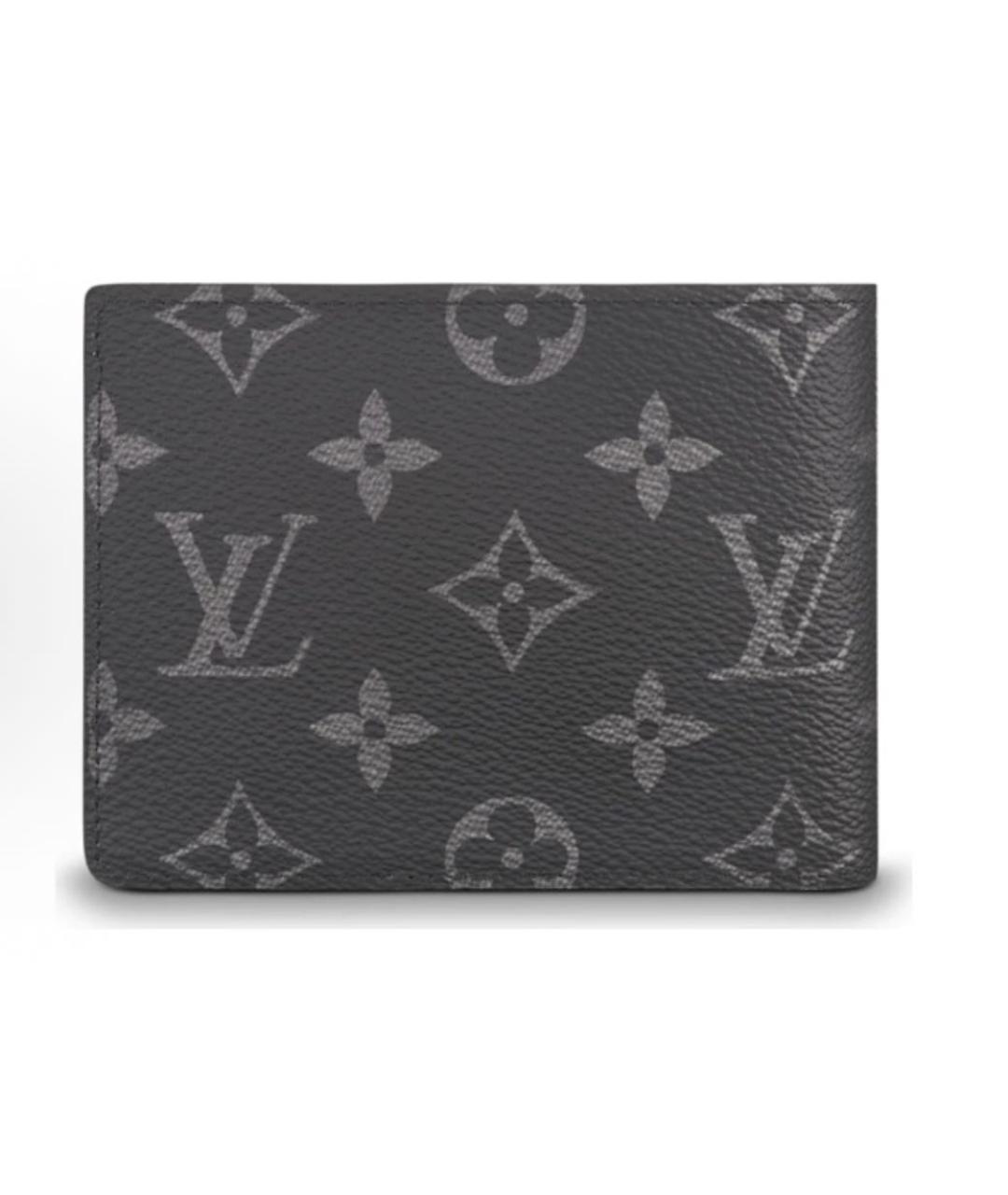 LOUIS VUITTON Антрацитовый кошелек, фото 2