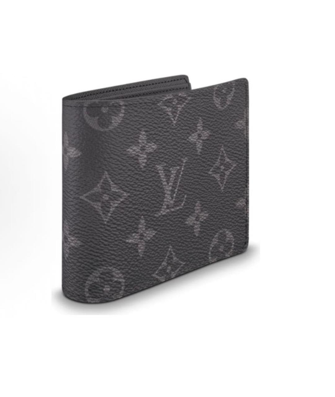 LOUIS VUITTON Антрацитовый кошелек, фото 3
