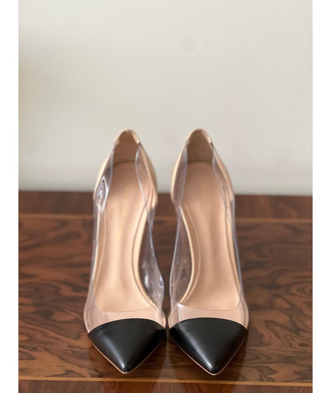 GIANVITO ROSSI Бежевые кожаные туфли, фото 6