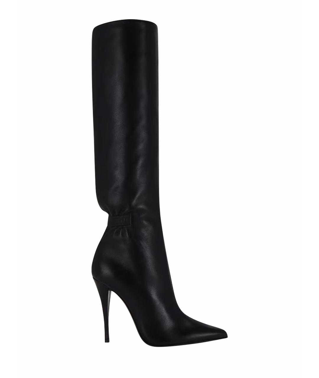 SAINT LAURENT Черные сапоги, фото 1
