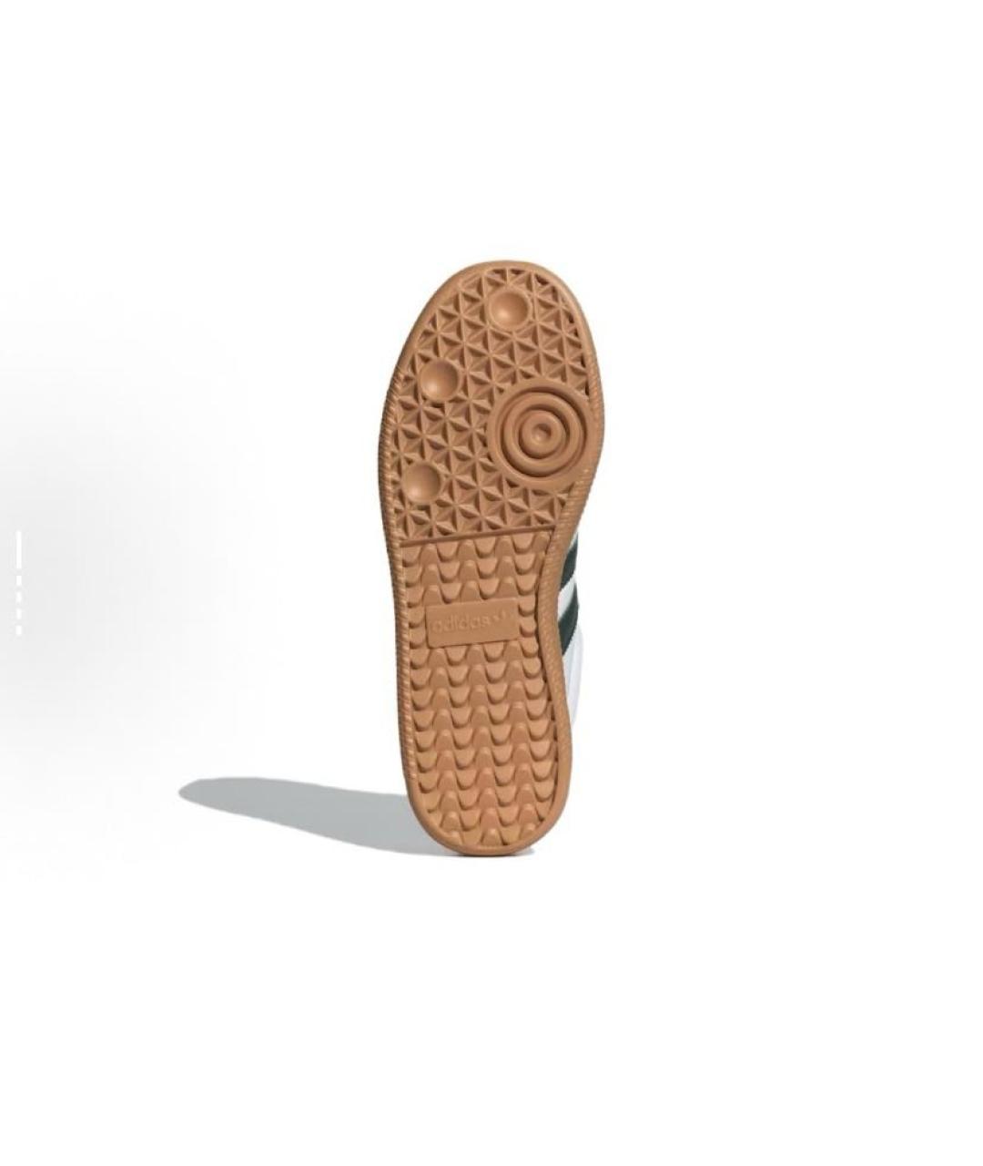 ADIDAS Белые кожаные низкие кроссовки / кеды, фото 5