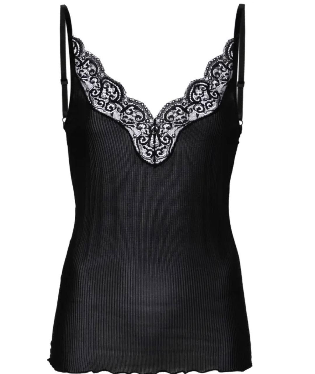 SAINT LAURENT Черная майка, фото 1