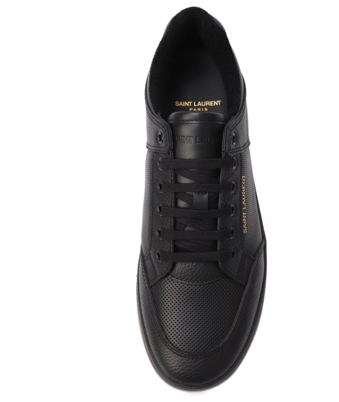 SAINT LAURENT Черные кеды, фото 4