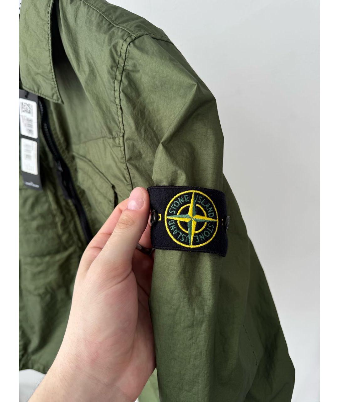 STONE ISLAND Зеленая куртка, фото 5