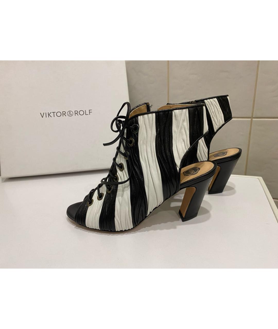 VICTOR AND ROLF Кожаные босоножки, фото 3