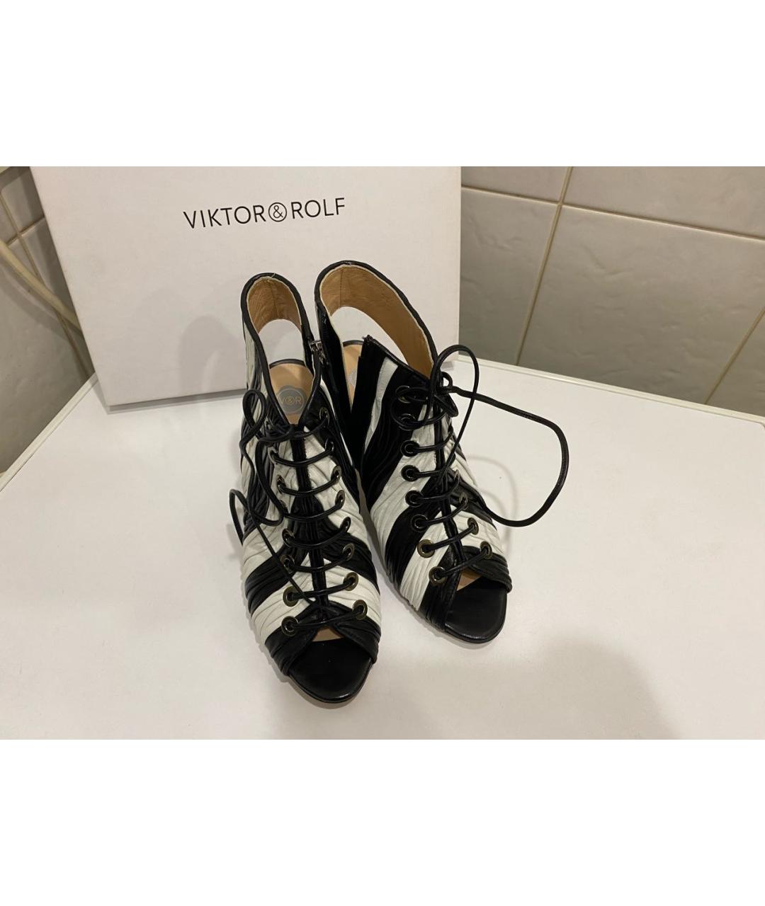 VICTOR AND ROLF Кожаные босоножки, фото 2