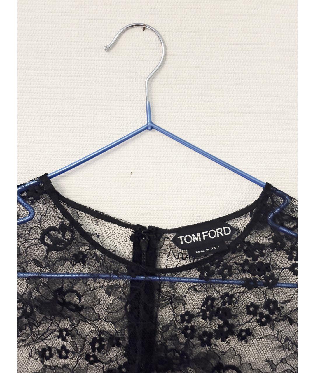 TOM FORD Черная полиамидовая блузы, фото 3
