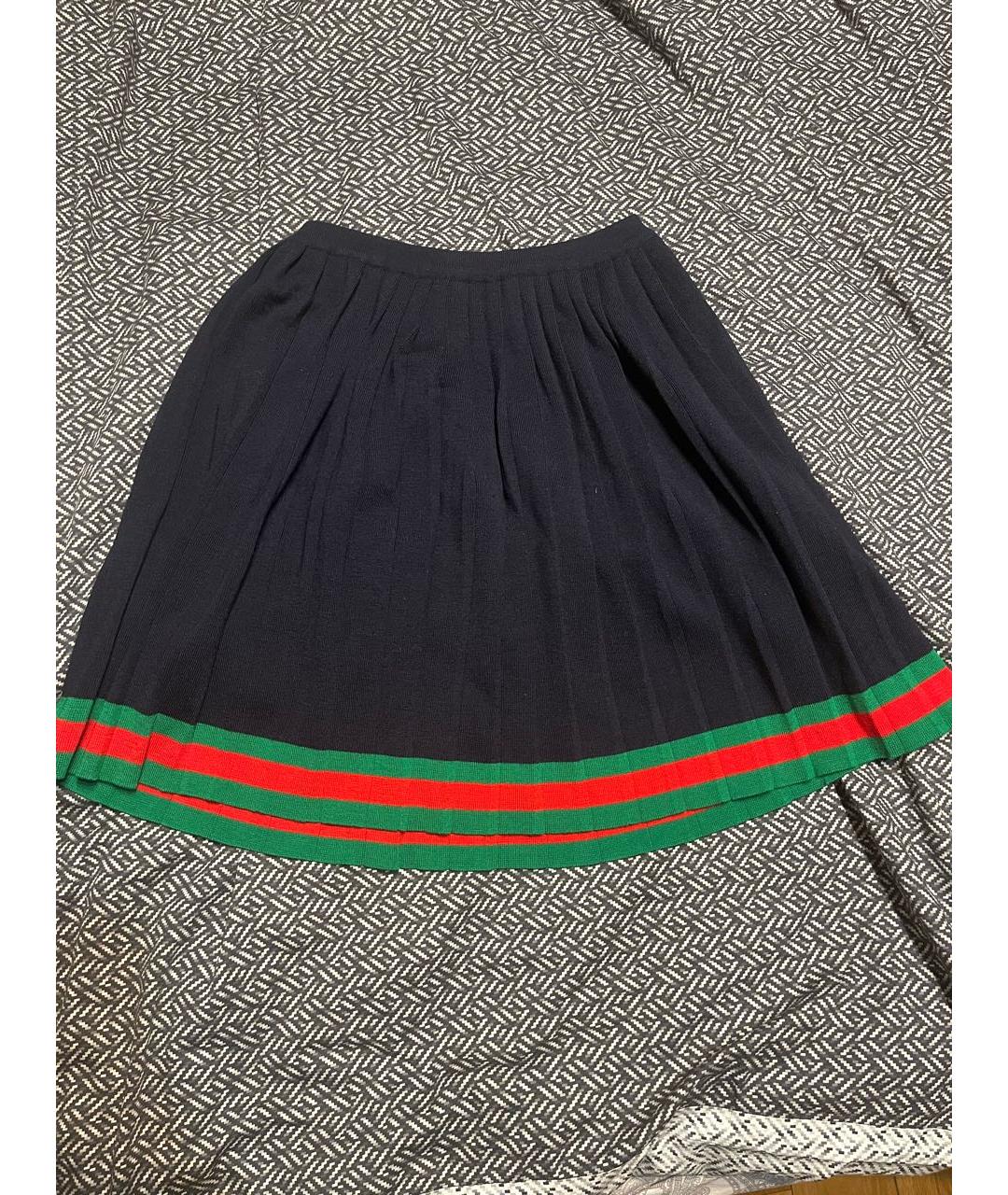 GUCCI Черная юбка мини, фото 3