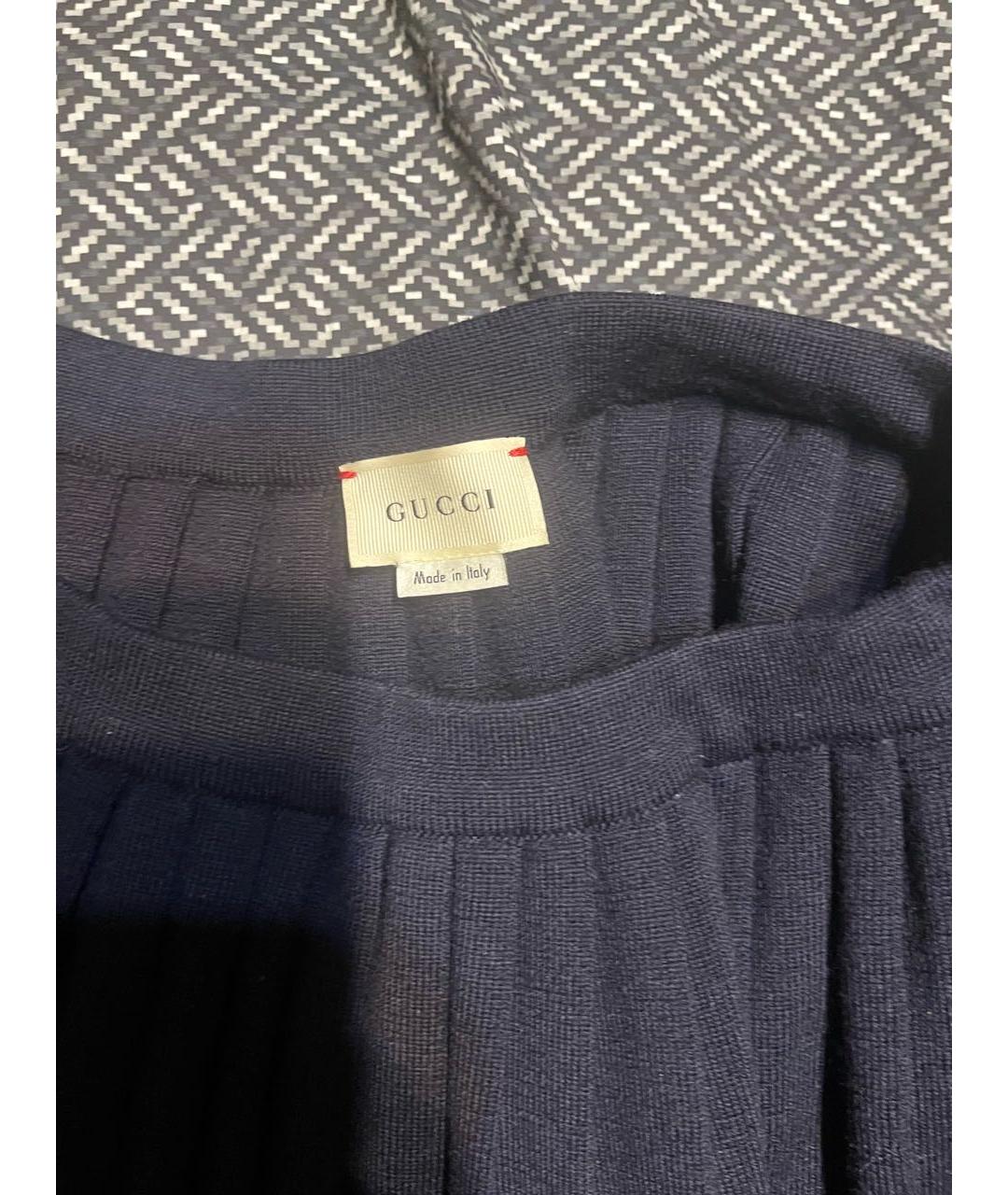 GUCCI Черная юбка мини, фото 2