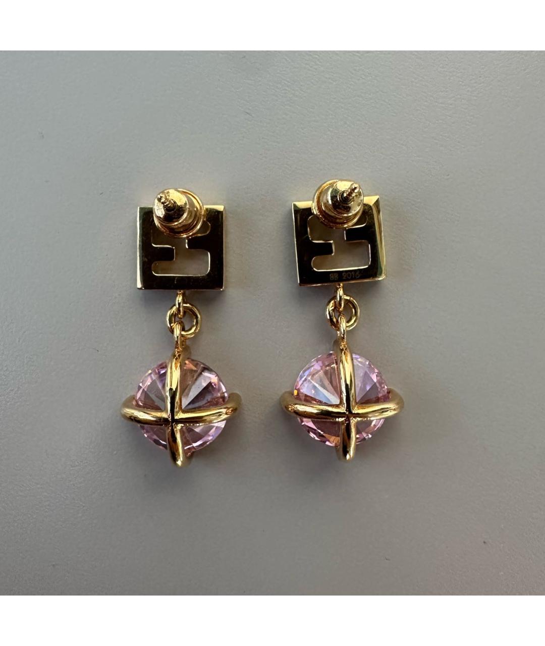 FENDI Розовые серьги, фото 5