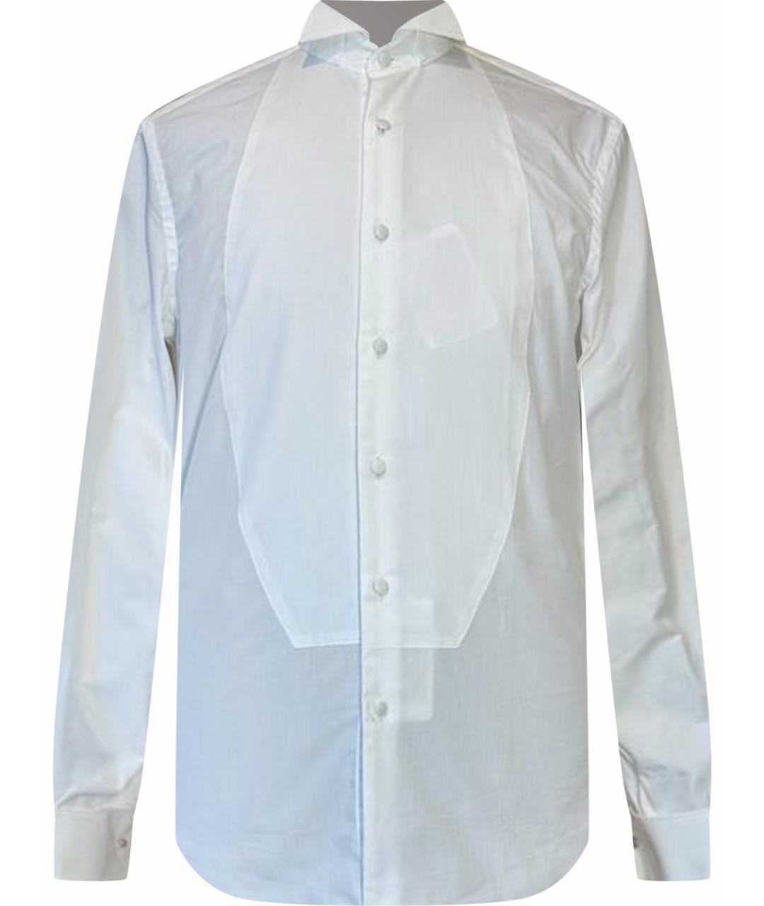 CORNELIANI Белая хлопковая классическая рубашка, фото 1