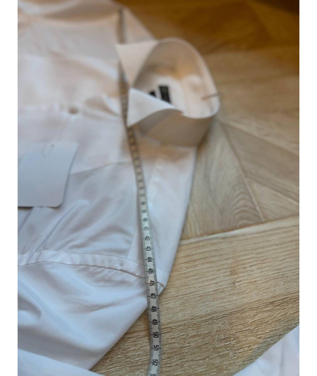 CORNELIANI Белая хлопковая классическая рубашка, фото 6