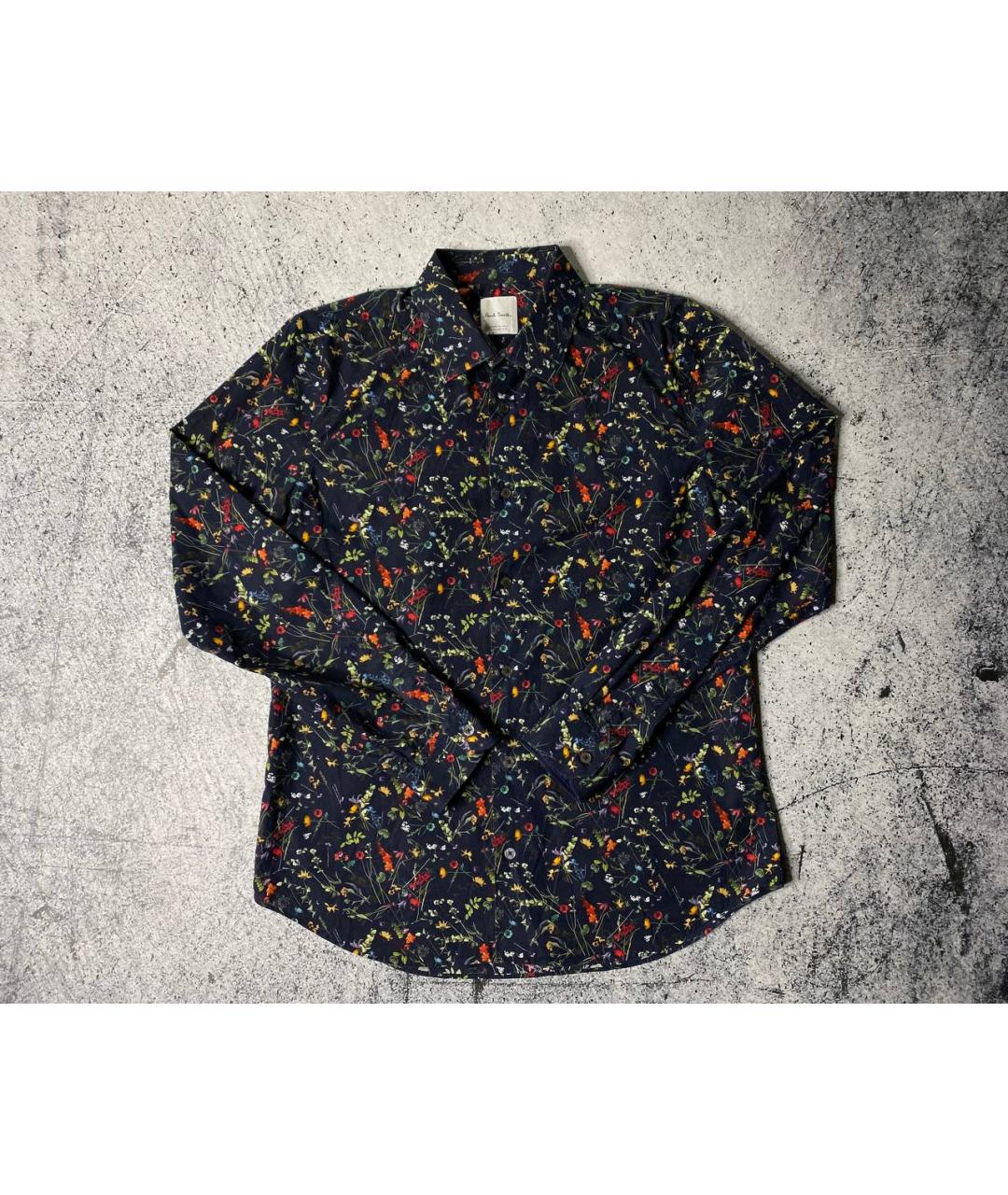 PAUL SMITH Мульти хлопковая кэжуал рубашка, фото 8