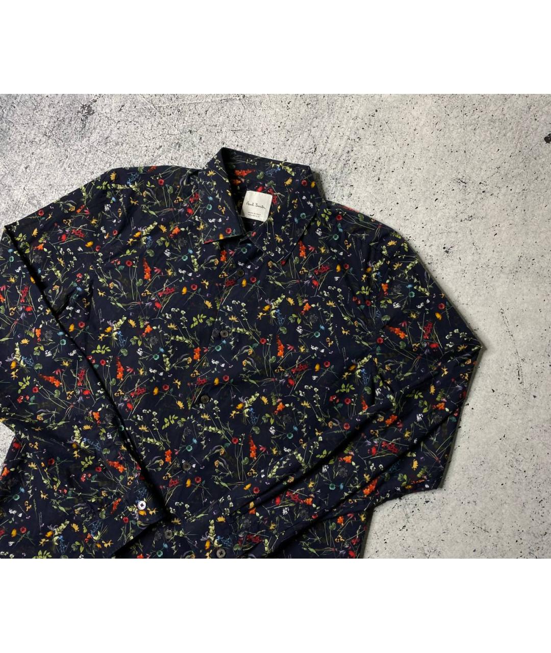 PAUL SMITH Мульти хлопковая кэжуал рубашка, фото 4