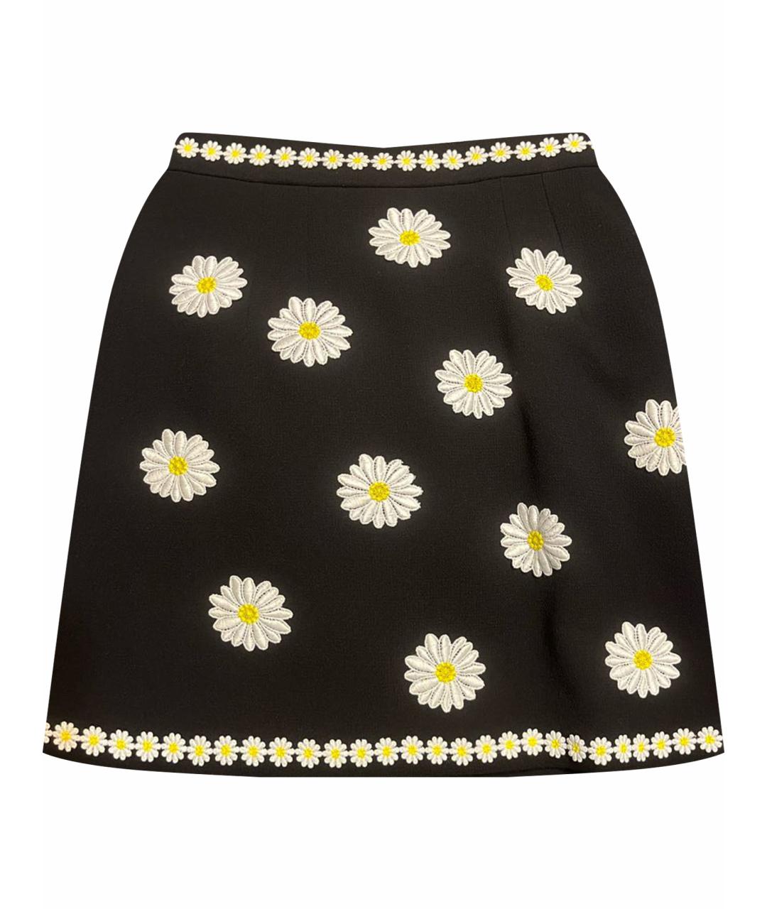 DOLCE&GABBANA Черная юбка мини, фото 1