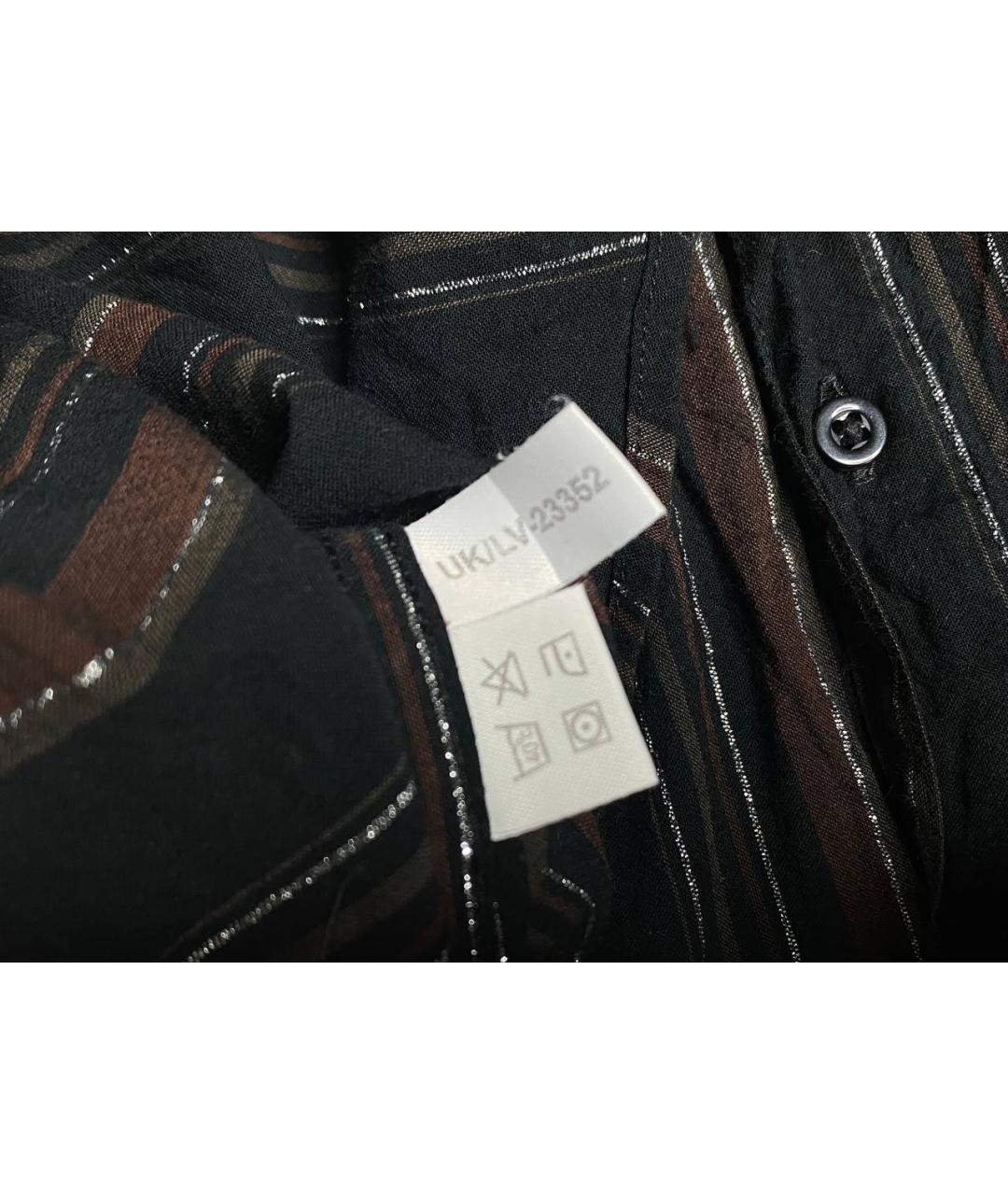 SAINT LAURENT Коричневая хлопковая кэжуал рубашка, фото 7