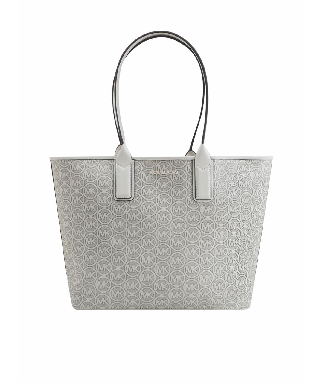 MICHAEL KORS Белая кожаная сумка тоут, фото 1
