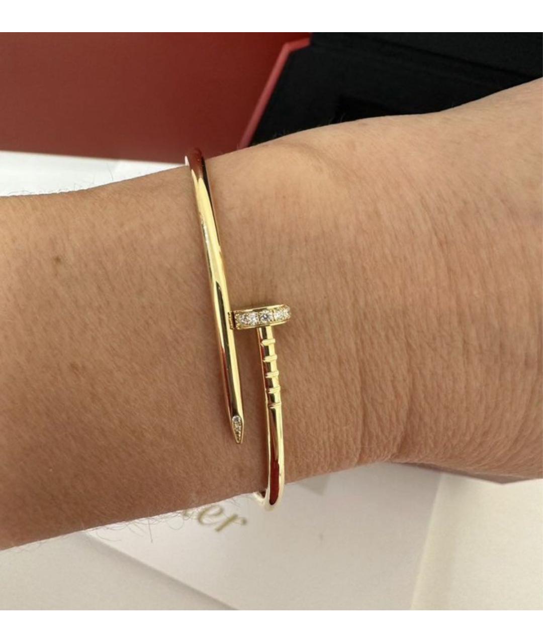 CARTIER Золотой браслет из желтого золота, фото 4