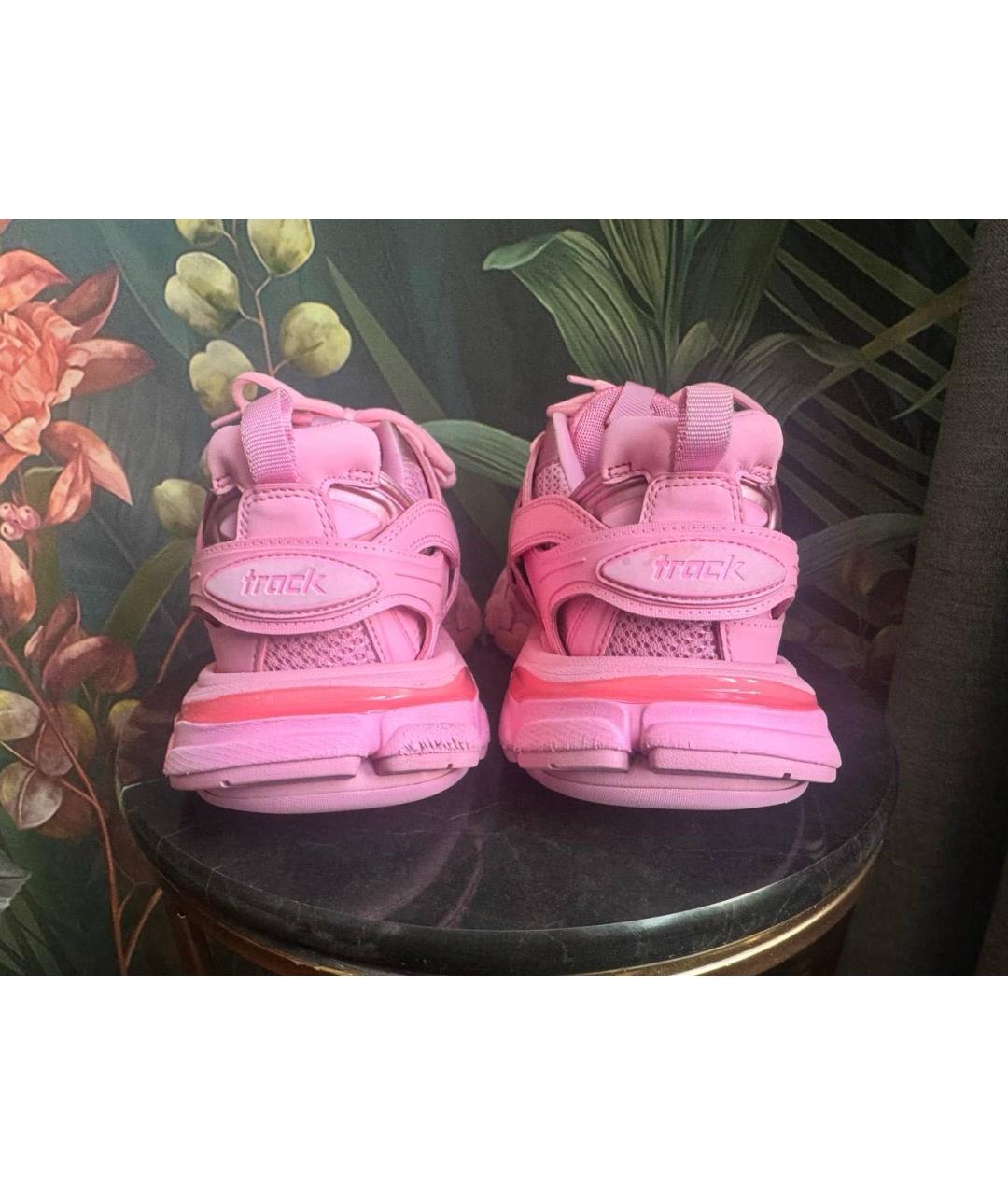 BALENCIAGA Розовые кроссовки, фото 4