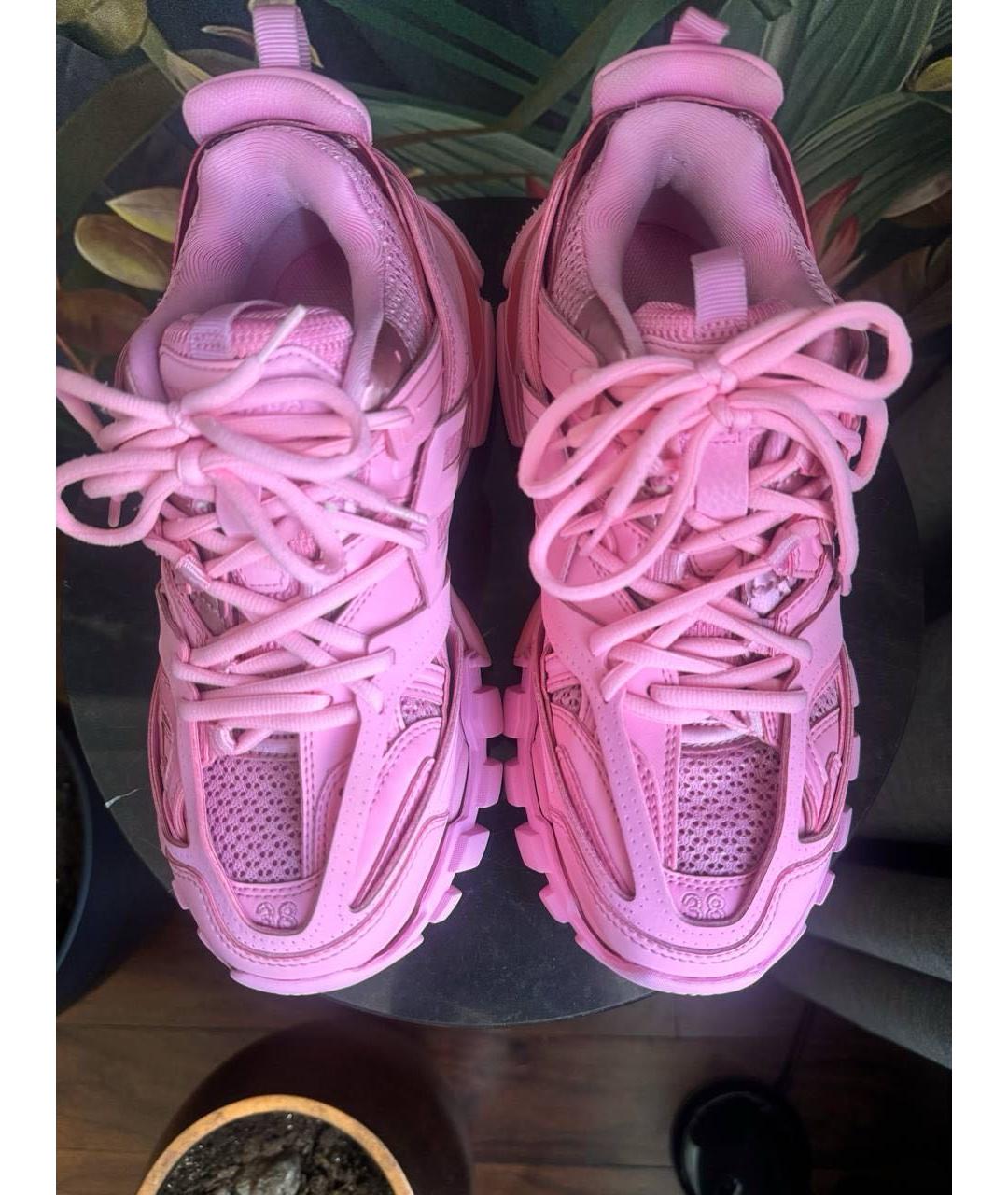BALENCIAGA Розовые кроссовки, фото 2