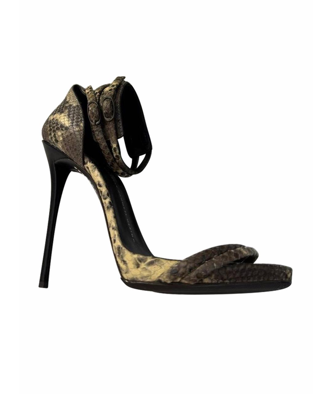 GIUSEPPE ZANOTTI DESIGN Босоножки из экзотической кожи, фото 1