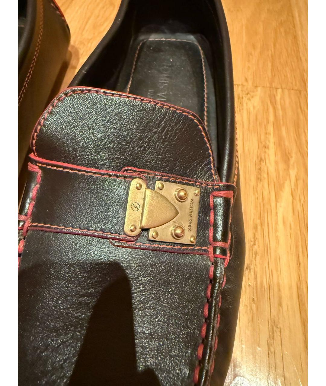 LOUIS VUITTON Черные мокасины, фото 6