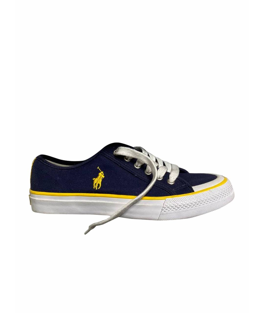 POLO RALPH LAUREN Синие низкие кроссовки / кеды, фото 1